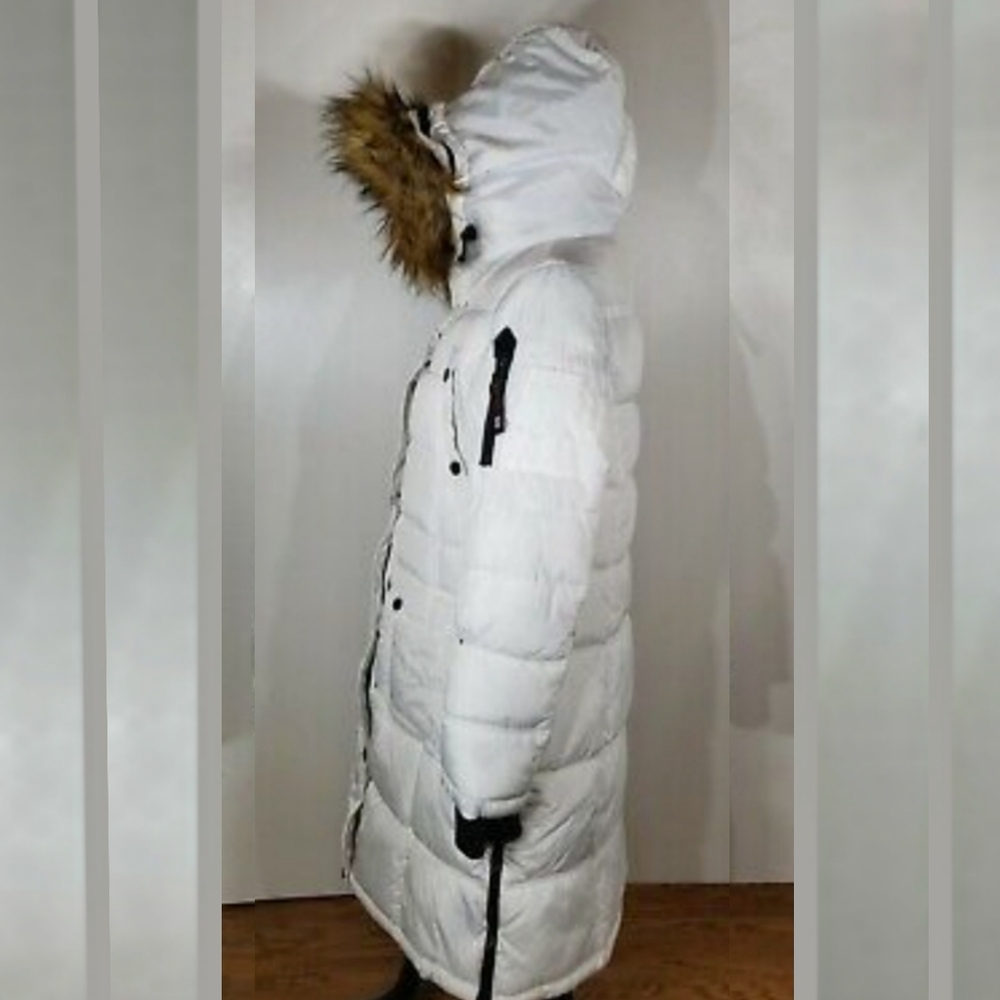 NWT Authentic Canada Goose White Parka Arctic Canada Weather Gear Long Coat - Picture 8 of 16